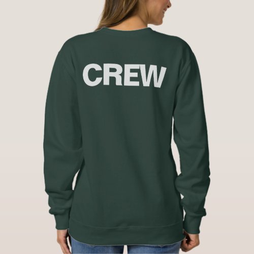 Crew Member Double Sided Print Member Womens Sweatshirt