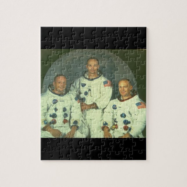 Crew of an Apollo Mission_Space Jigsaw Puzzle (Vertical)