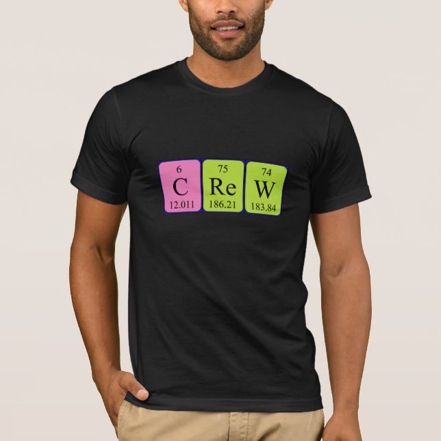 Crew periodic table name shirt (Front)