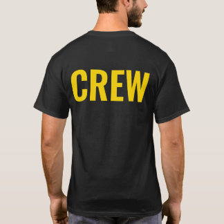 Crew Personalized Employee Work T-Shirt