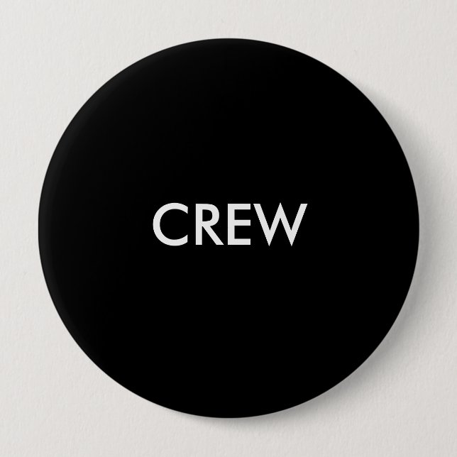 CREW PINBACK BUTTON (Front)
