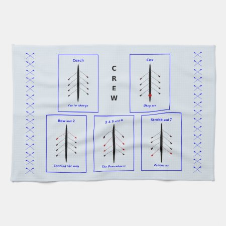 Crew Positions And Importance Rowing Towel