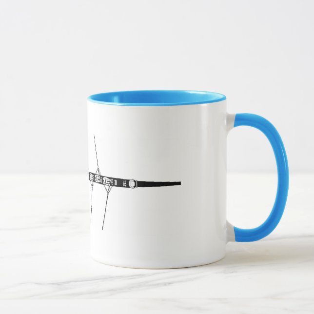 Crew rowing - Ringer Mug (Right)