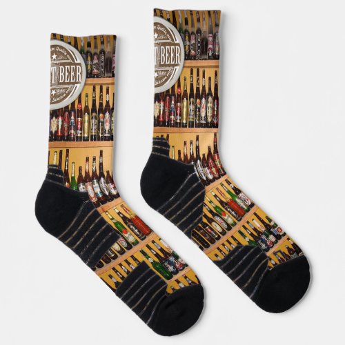 Crew Socks Beige Beer 