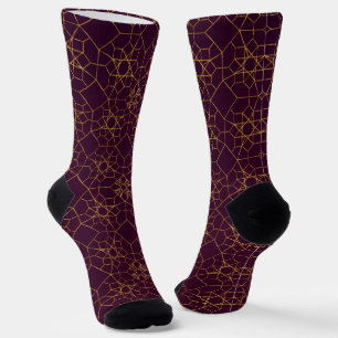 Crew Socks-Classic Paisley Elegance Socks