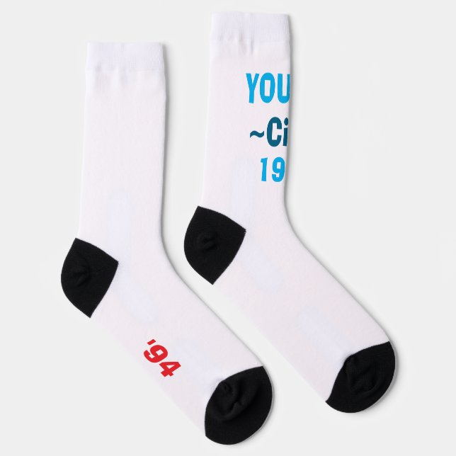 Crew Socks unisex cool design, based on the novel (Right)