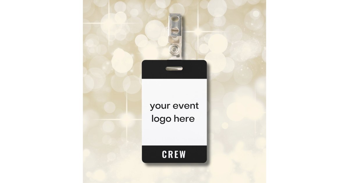 Crew Staff Event Badge | Zazzle