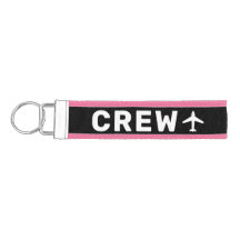 Crew Tag Personalized Name Custom Keychain