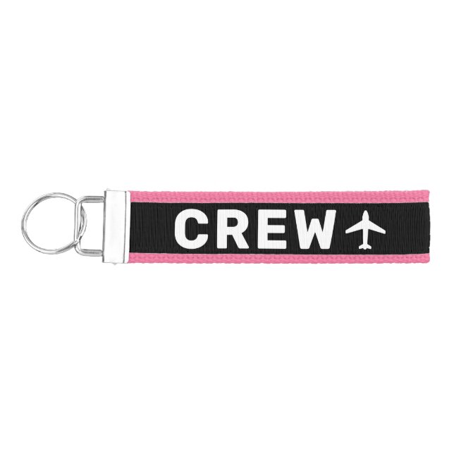Crew Tag Personalized Name Custom Keychain (Keys on Left)
