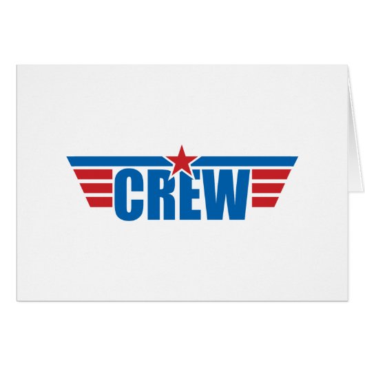 Crew Wings Badge - Aviation Cards (Front Horizontal)