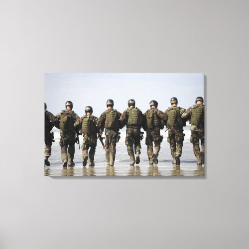 Crewman Qualification Training students Canvas Print