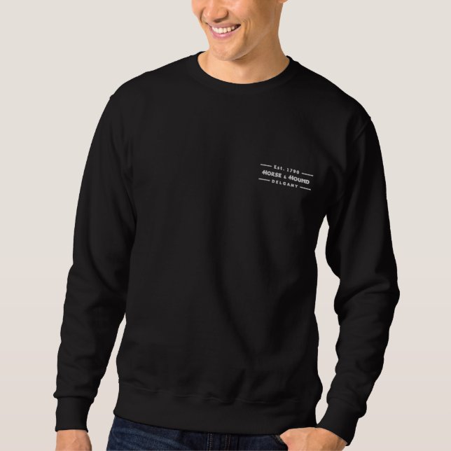 Crewneck Emb Sweatshirt Horse and Hound (Front)
