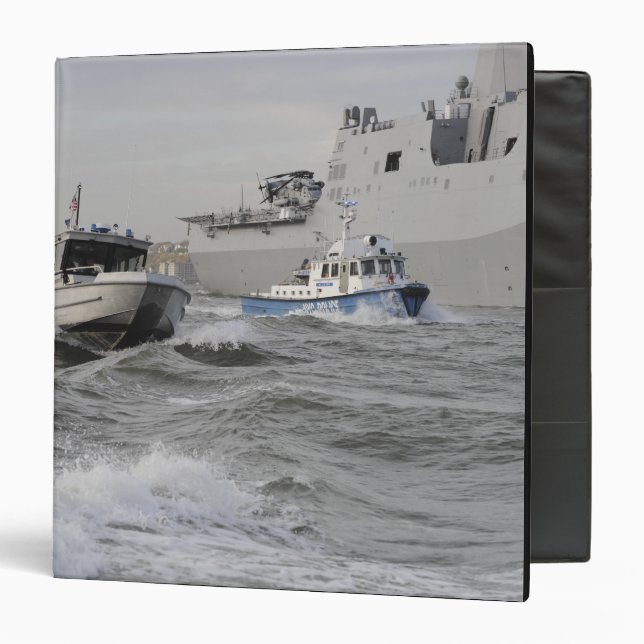Crews from the coast guard and police departmen binder (Front/Inside)