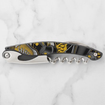 Crezy Music Black Yellow Graffiti Spay All Star Waiter's Corkscrew by nonstopshop at Zazzle