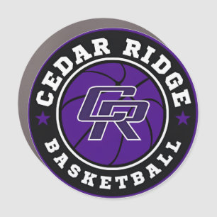 CRHS Basketball Logo Car Magnet