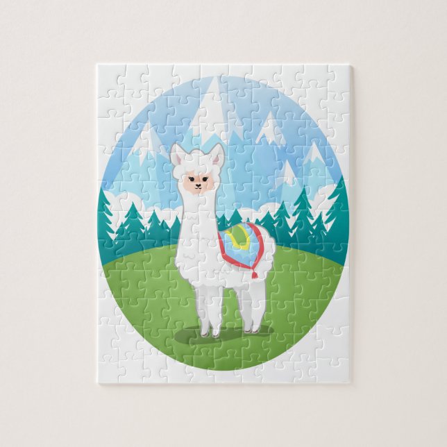 Cria The Alpaca Jigsaw Puzzle (Vertical)
