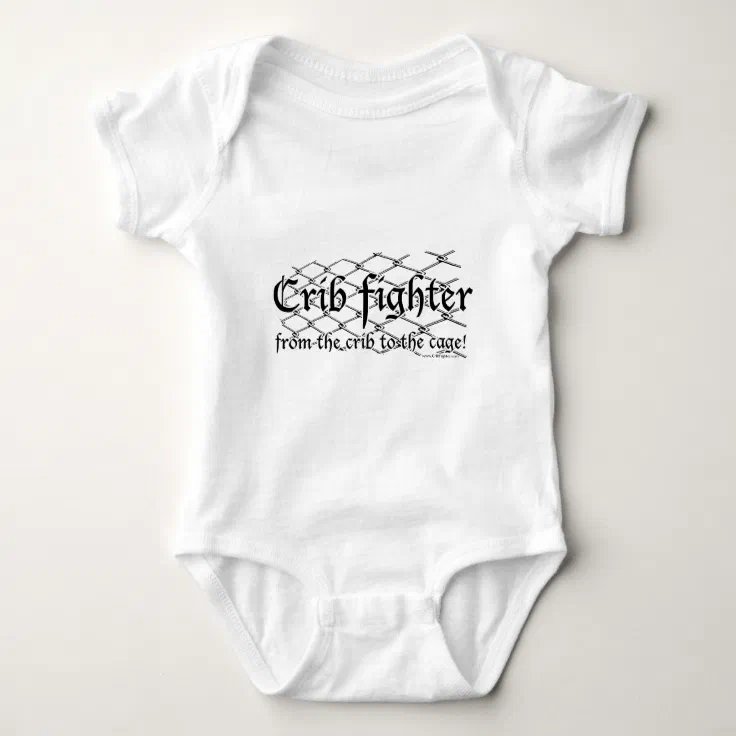 MMA Hoody-Baby Hoodies-MMA Inspired-Crib Fighter-Funny Baby Clothes-Baby Hoody 