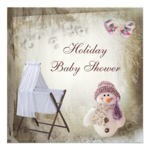 Snowman Baby Shower Invitations 7