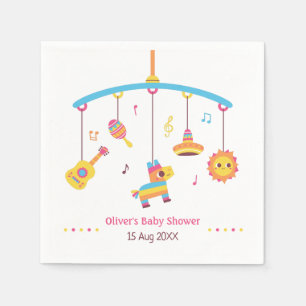 Crib Toys Pinata Fiesta Baby Shower Supplies Napkins