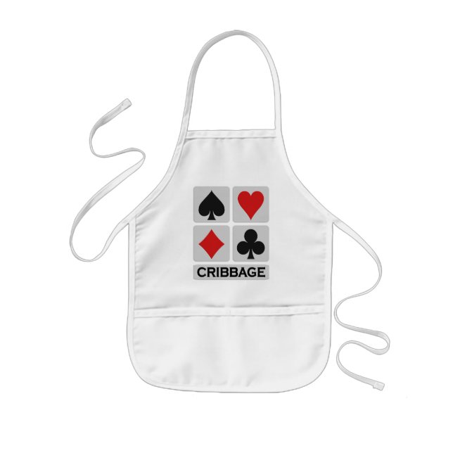 Cribbage apron - choose style & color (Front)