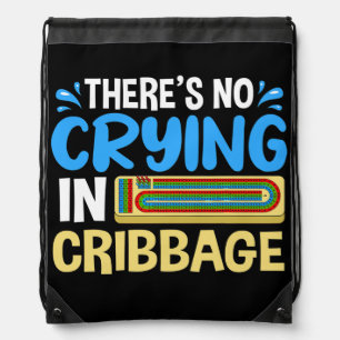 Cribbage Board Player Card Game Rules Crib Play Drawstring Bag