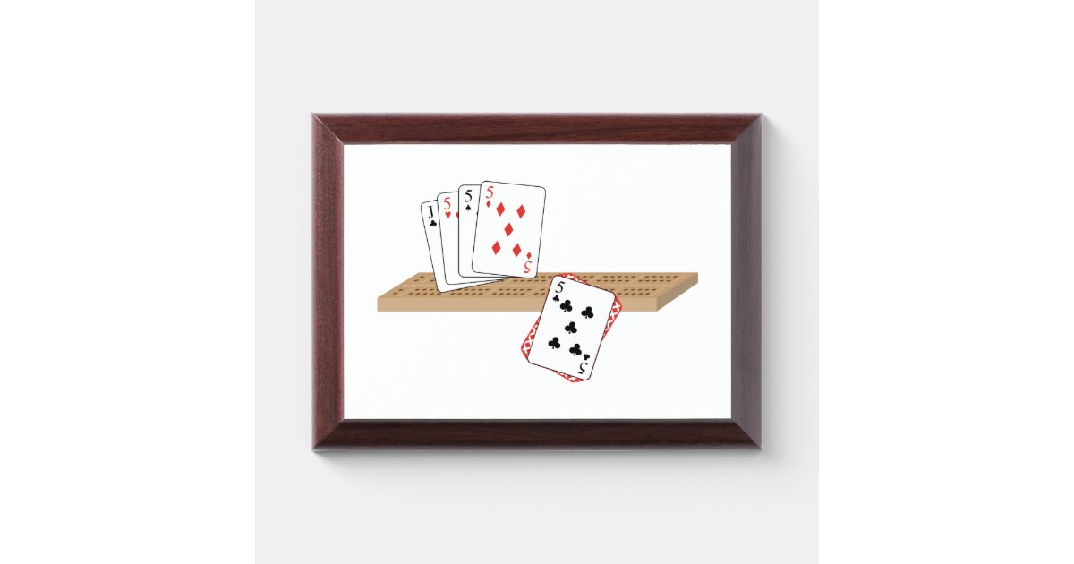 Cribbage Hand Award Plaque | Zazzle