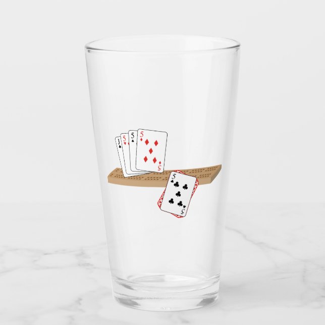 Cribbage Hand Glass (Front)