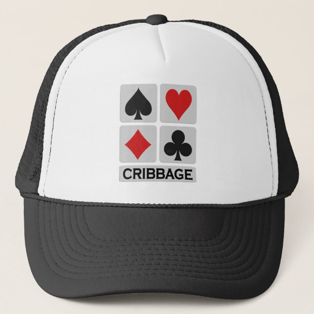 Cribbage hat - choose color (Front)