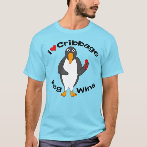 Cribbage Peg Wins T_Shirt