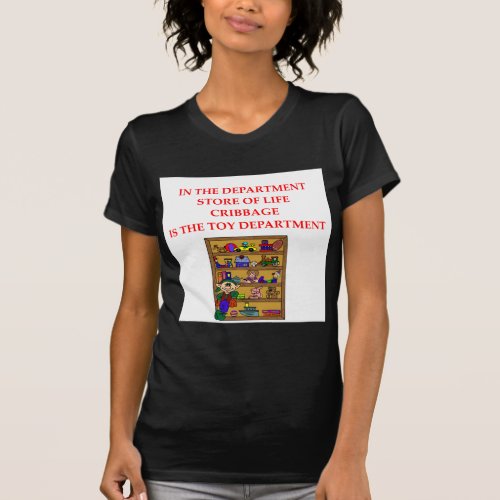 CRIBBAGE player gifts t_shirts