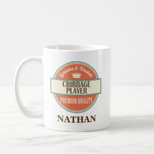 Cribbage Player Personalized Office Mug Gift