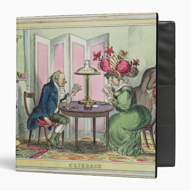 Cribbage, published by Thomas McLean, London (colo Binder (Front/Inside)