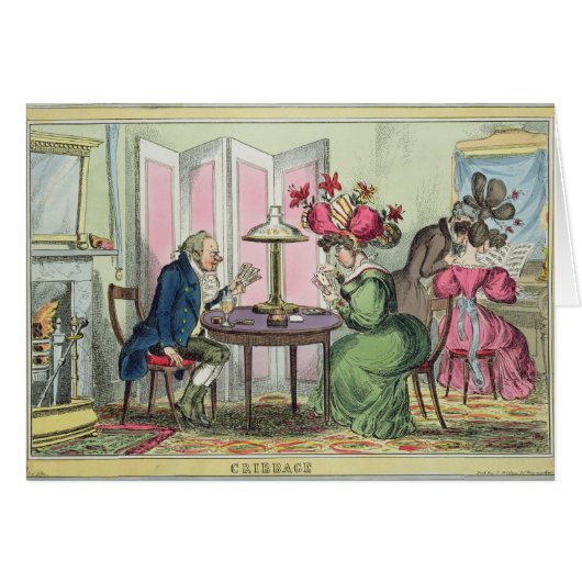 Cribbage, published by Thomas McLean, London (colo Cards (Front Horizontal)