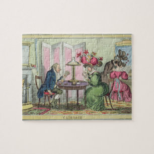 Cribbage, published by Thomas McLean, London (colo Jigsaw Puzzle