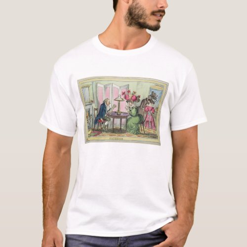 Cribbage published by Thomas McLean London colo T_Shirt