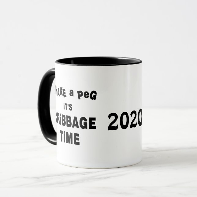 Cribbage Time Mug (Front Left)