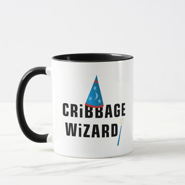 Cribbage Wizard Mug (Left)