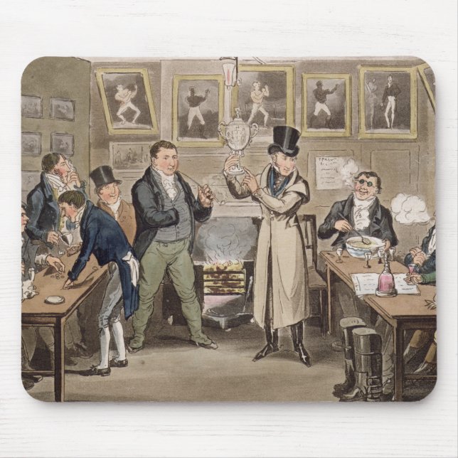 Cribb's Parlour: Tom introducing Jerry and Logic t Mouse Pad (Front)