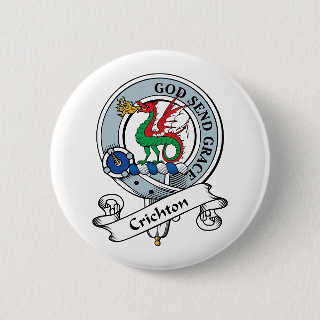 Crichton Clan Badge Button (Front)
