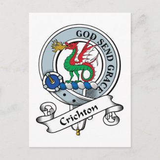 Crichton Clan Badge Postcard