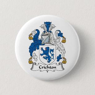 Crichton Family Crest Button