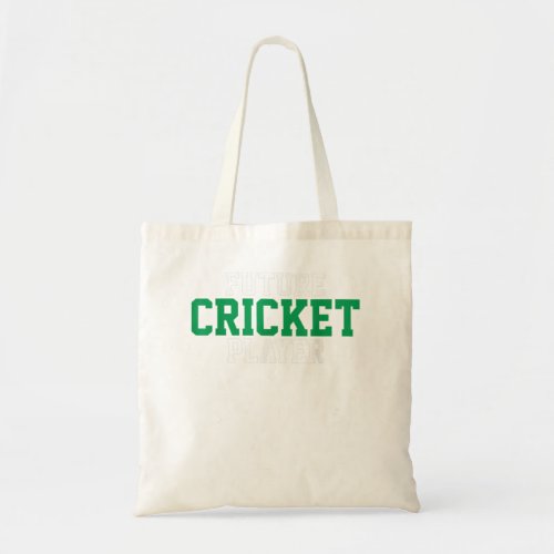 Cricket 17Cricket T  Sports Play Tee Future Playe Tote Bag
