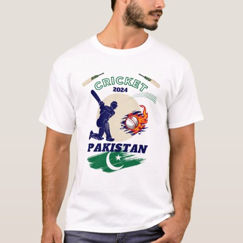 Cricket 2024 Pakistan   T_Shirt