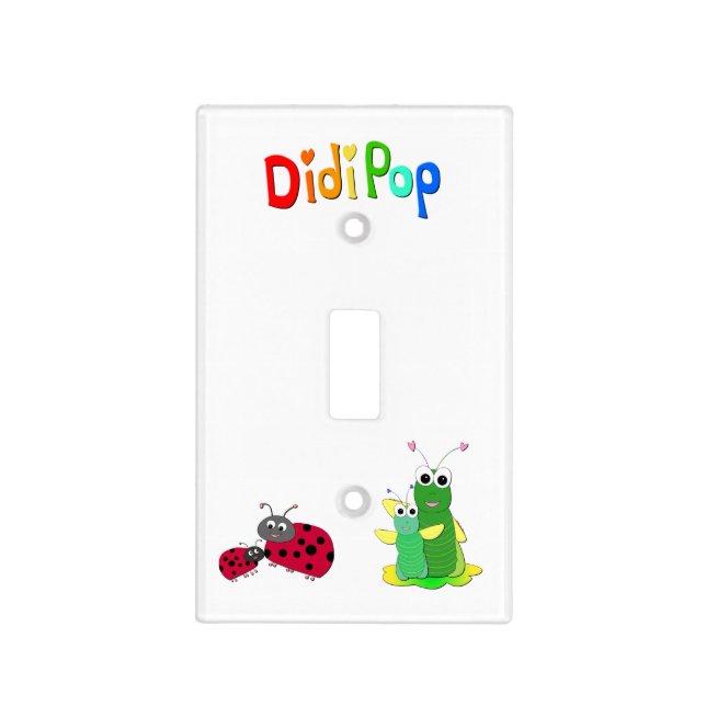 Cricket Alphabet Light Switch Cover (Front)