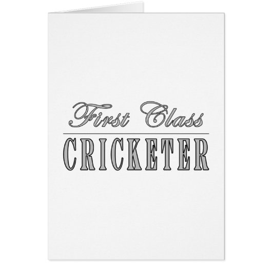 Cricket and Cricketers : First Class Cricketer Cards (Front)