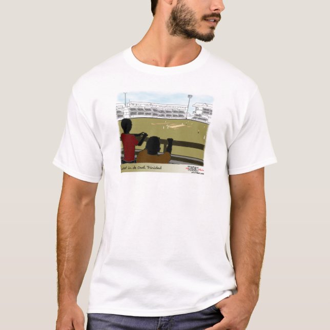 Cricket at the Queen's Park Oval T-Shirt (Front)