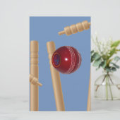 Cricket Ball And Stumps, (Standing Front)