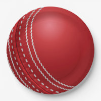 Cricket Ball Father’s Day Party Paper Plate