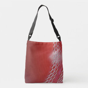 Cricket Ball Red Customize Crossbody Bag