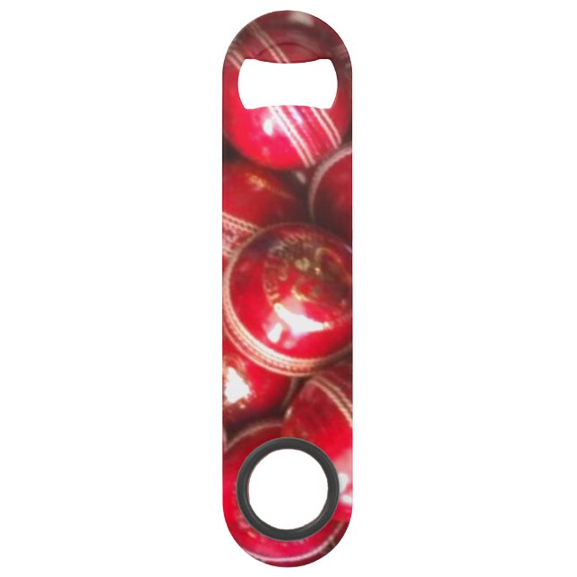 Cricket Balls Red Cricketball Sport Bar Key (Back)